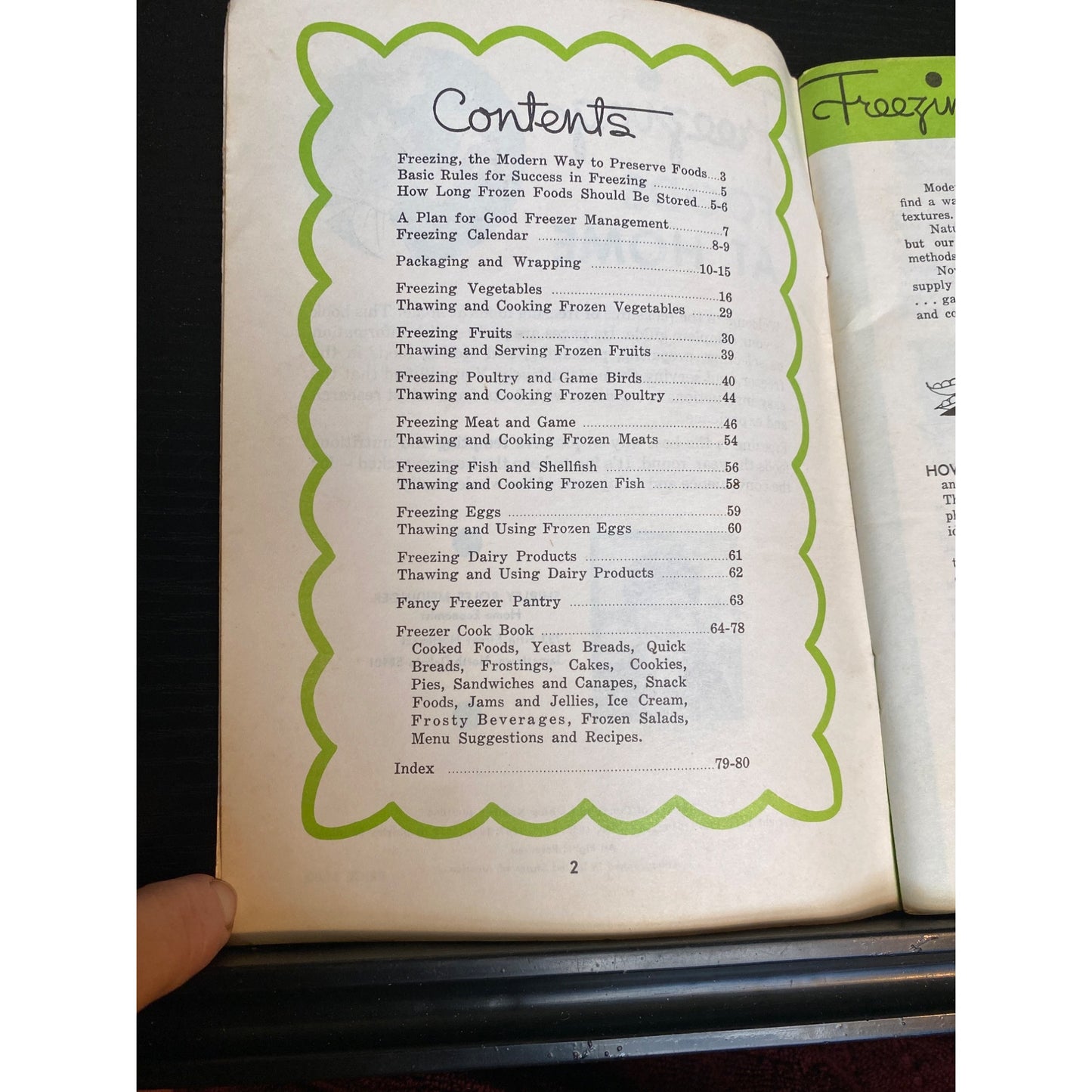 Cookbook Booklet Freezing Foods At Home By Shirley Rolfs Medinger 1971