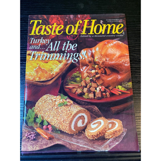 Taste Of Home October/November 2006 Turkey & All The Trimmings Holiday Recipes Issue