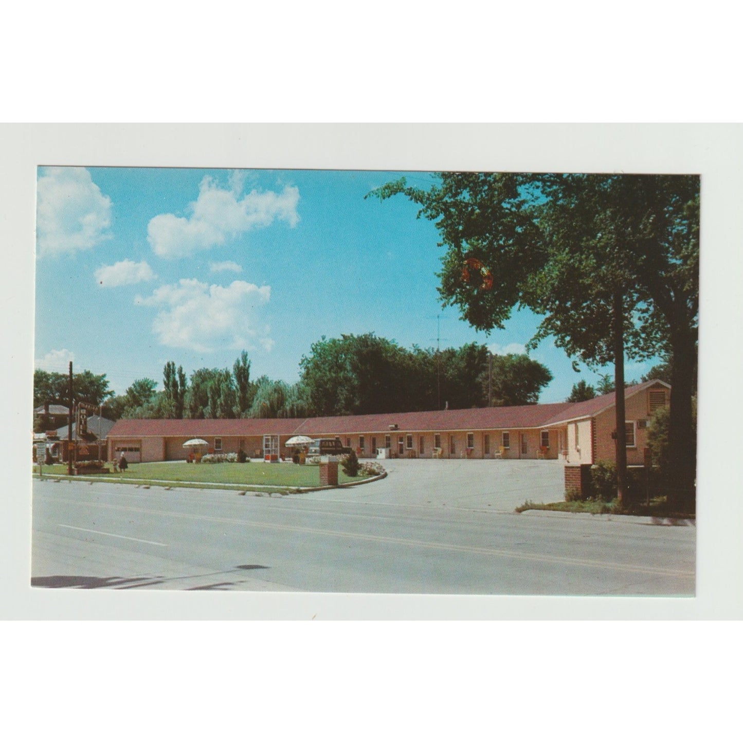 Cedar Rapids IA Iowa Marion Motel Chrome Postcard Unused