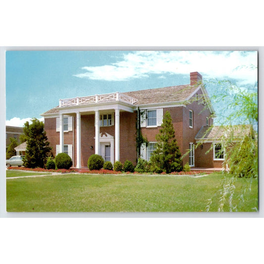 Canyon TX Texas West Texas State College President's Home Canyon Postcard