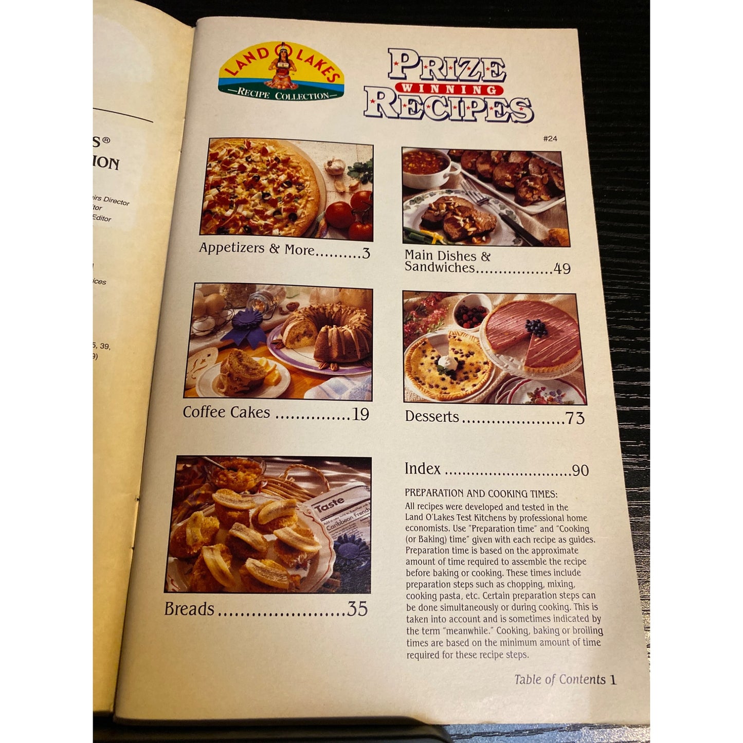 Land O Lakes Recipe Collection Prize Winning Recipes Cookbook