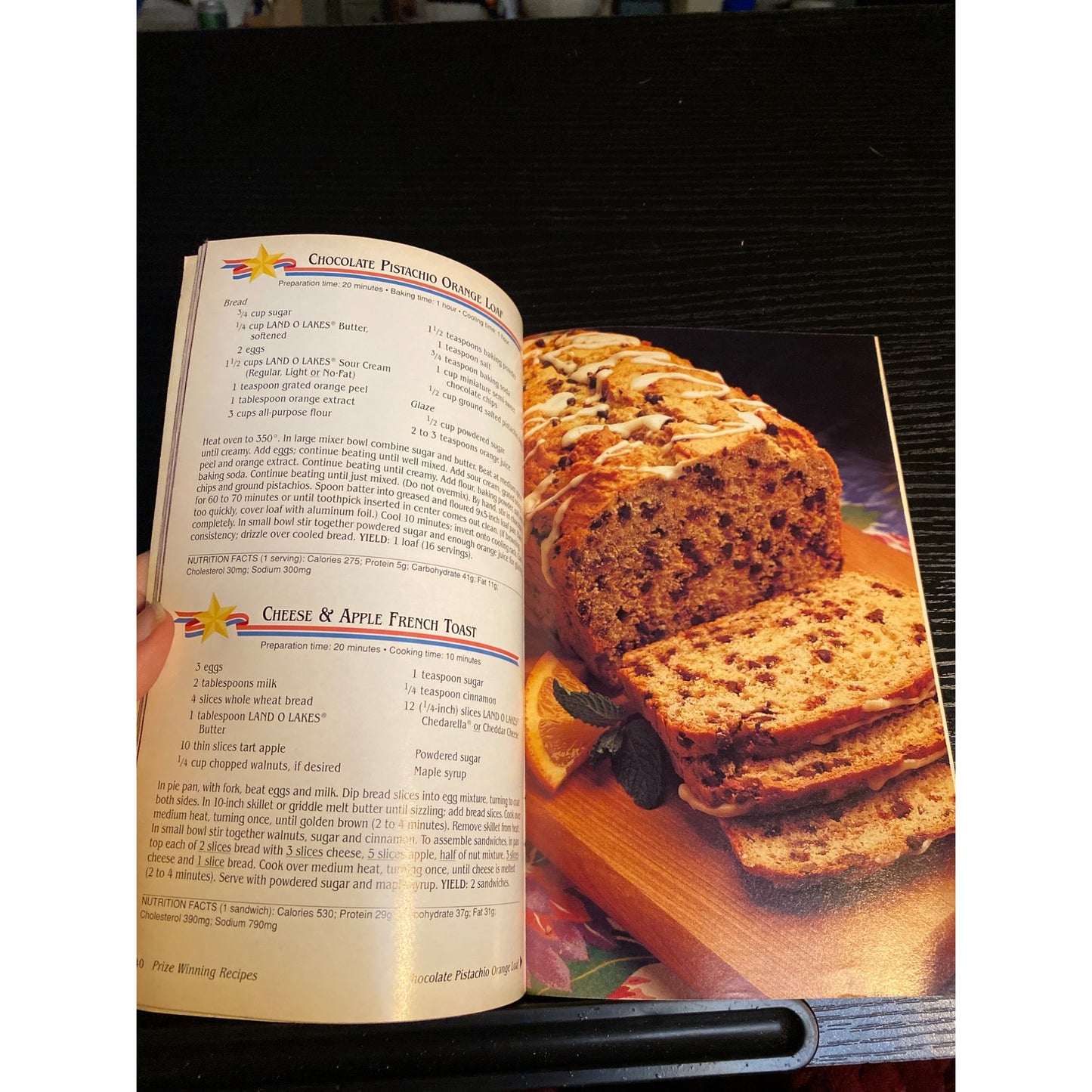 Land O Lakes Recipe Collection Prize Winning Recipes Cookbook