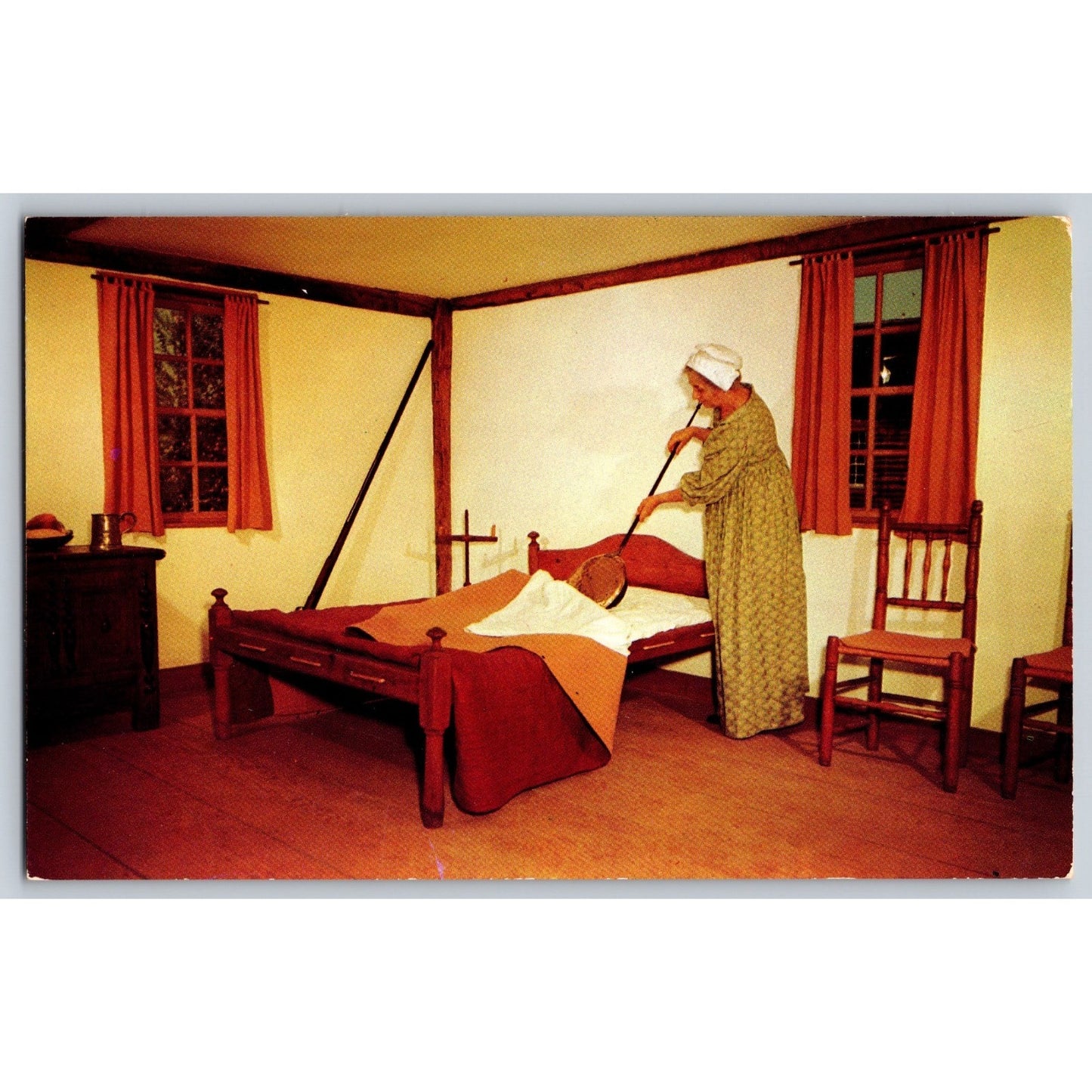Old Sturbridge Village MA Massachusetts Fenno House Chrome Postcard Unused