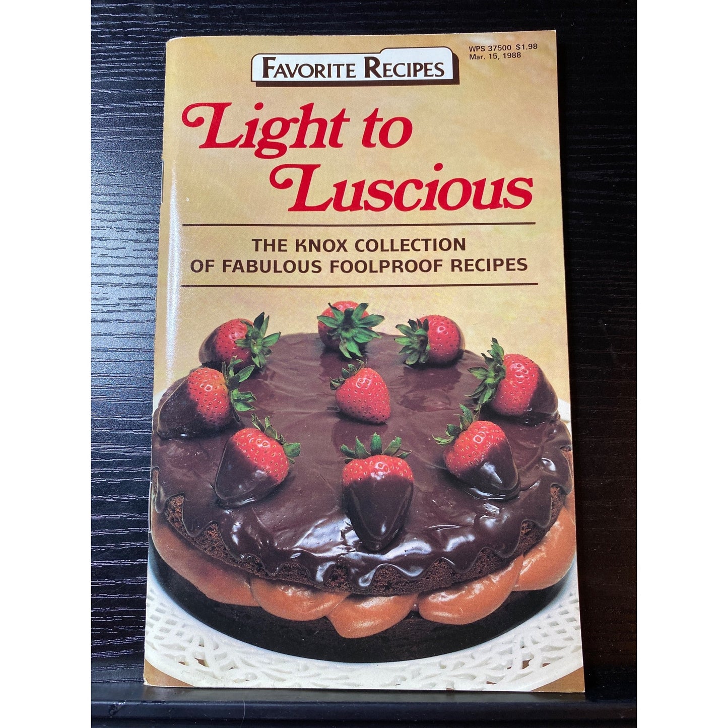 Light To Luscious The Knox Collection Of Fabulous Foolproof Recipes Cookbook 1988
