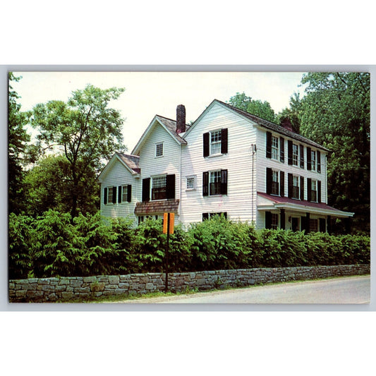 Radnor Station PA Pennsylvania Railroad Realtor Announcement Postcard 1960