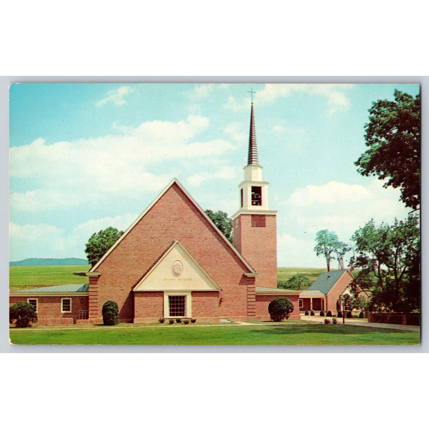 Hollins VA Virginia Hollins College Jessie Ball duPont Chapel Postcard