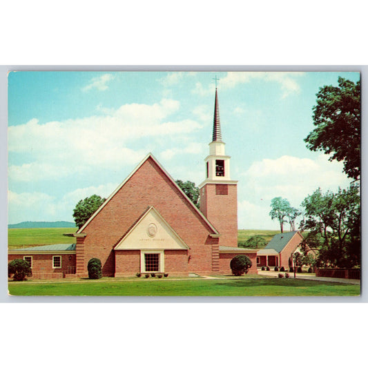 Hollins VA Virginia Hollins College Jessie Ball duPont Chapel Postcard
