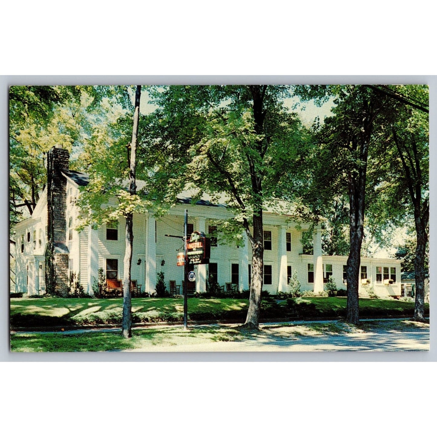Painesville OH Ohio Lutz's Hotel Duncan Hines 1961 Chrome Postcard
