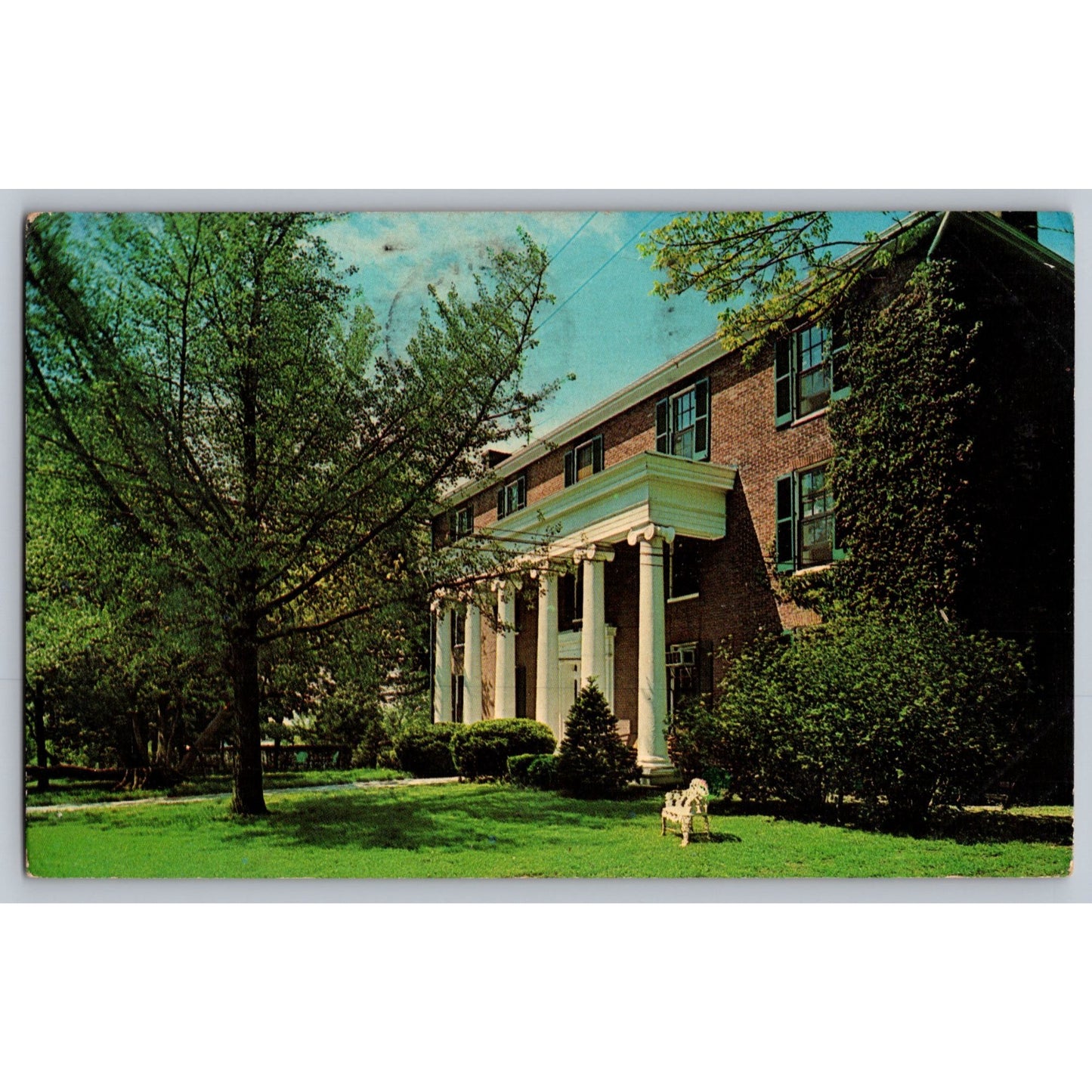 Harrodsburg KY Kentucky Beaumont Inn 1967 Chrome Postcard Used