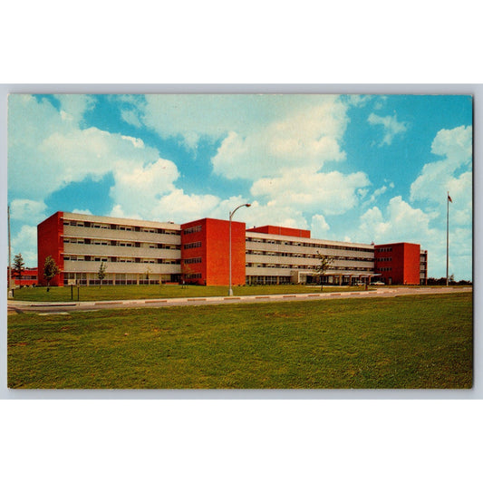 Jackson MS Mississippi Veterans Admin Center 1960s Chrome Postcard Unused