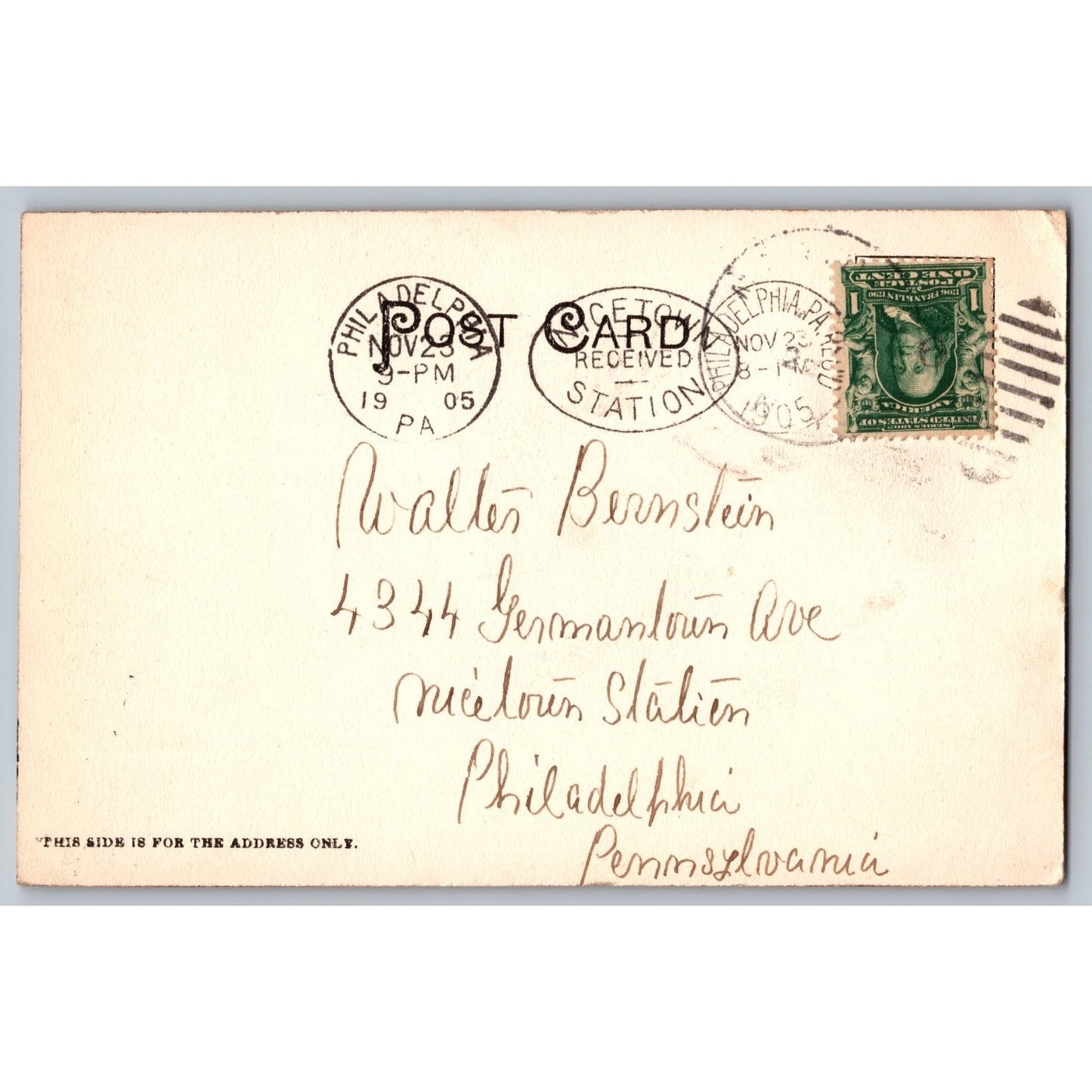 Oneonta NY New York State Normal School 1905 Undivided Postcard Geo Reynolds