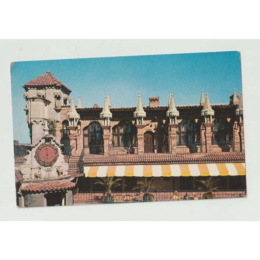 Riverside CA California Mission Inn Clock Tower Hotel Chrome Postcard Unused