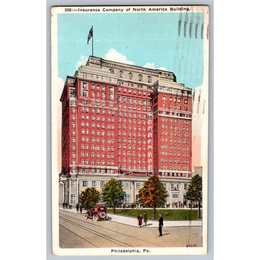 Philadelphia PA Pennsylvania Insurance Company of North America Postcard