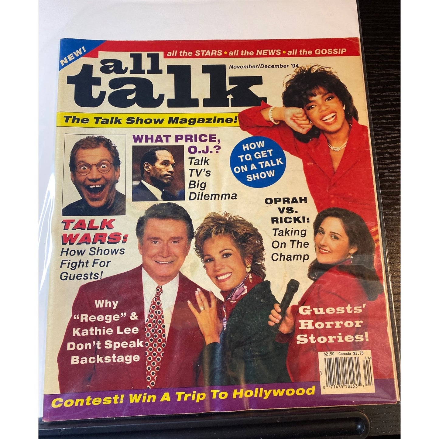All Talk Magazine Nov/Dec 1994 Regis Kathie Lee Oprah OJ Simpson