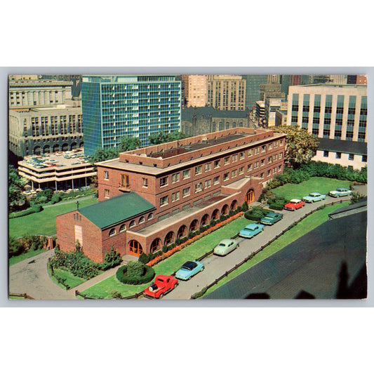 Pittsburgh PA Pennsylvania Duquesne University Trinity Hall 1950s Postcard