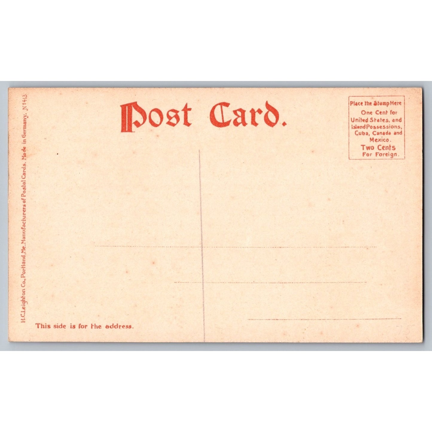 New Orleans LA Louisiana Archbishop's Palace Divided Back Postcard Unused