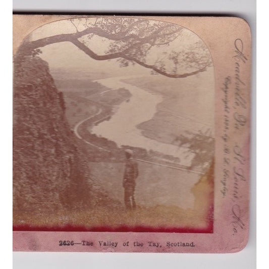 The Valley of the Tay Scotland Stereoview Underwood & Underwood Early 1900s