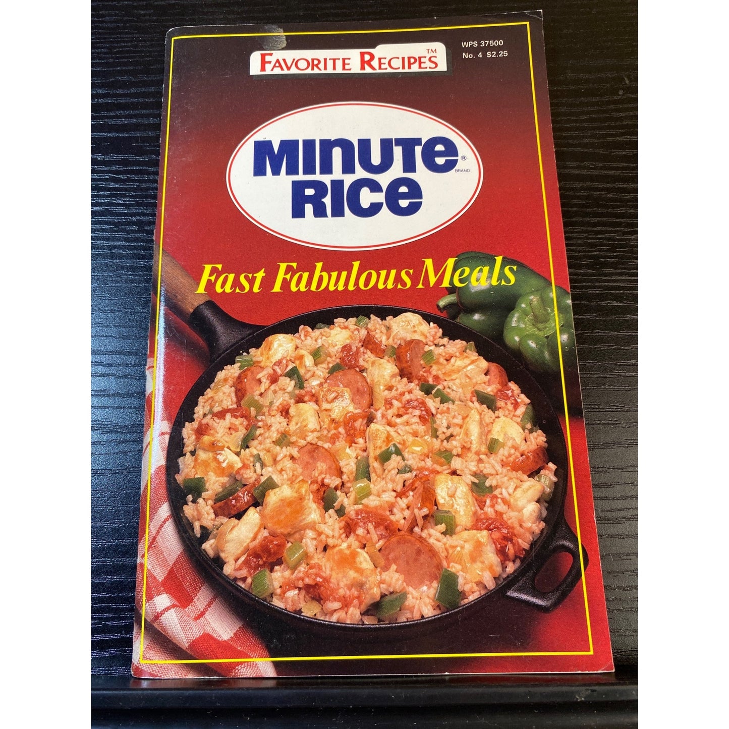 Favorite Recipes Minute Rice Fast Fabulous Meals Recipe Book 1989 Cookbook Booklet