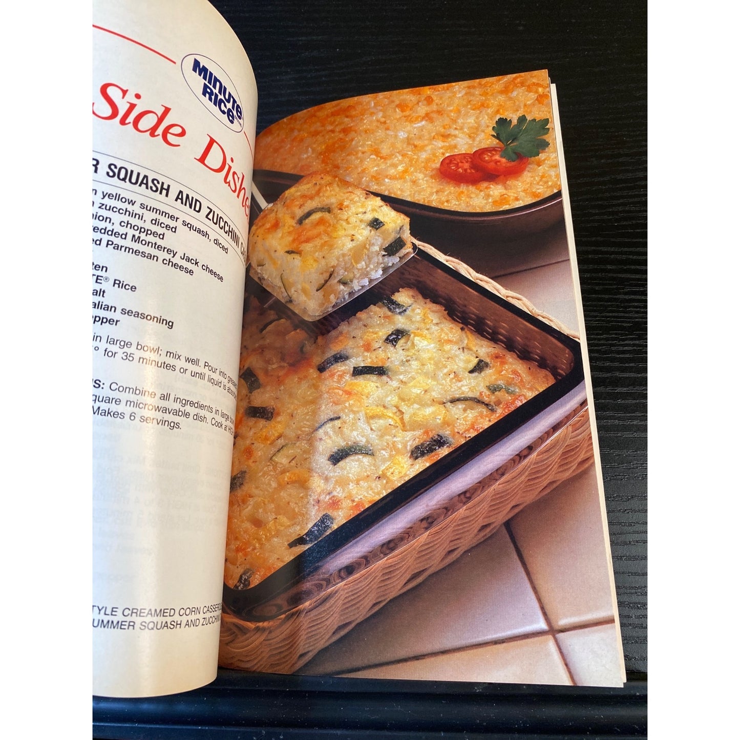 Favorite Recipes Minute Rice Fast Fabulous Meals Recipe Book 1989 Cookbook Booklet