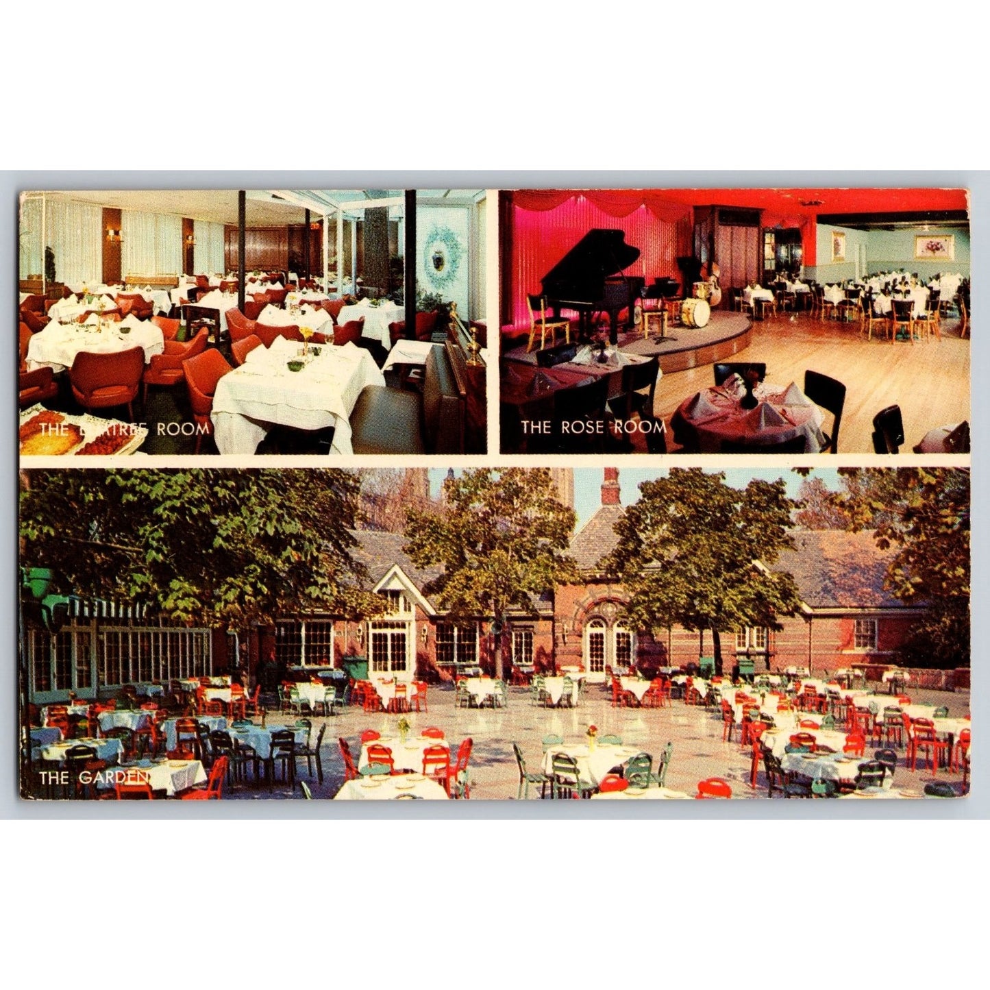 New York City NY Tavern On The Green Central Park Restaurant Chrome Postcard