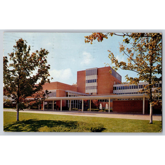 Carbondale IL Southern Illinois University Student Center 1965 Chrome Postcard