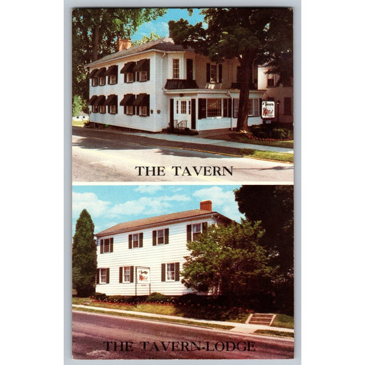 New Wilmington PA Pennsylvania The Tavern and Lodge Postcard Dexter Press