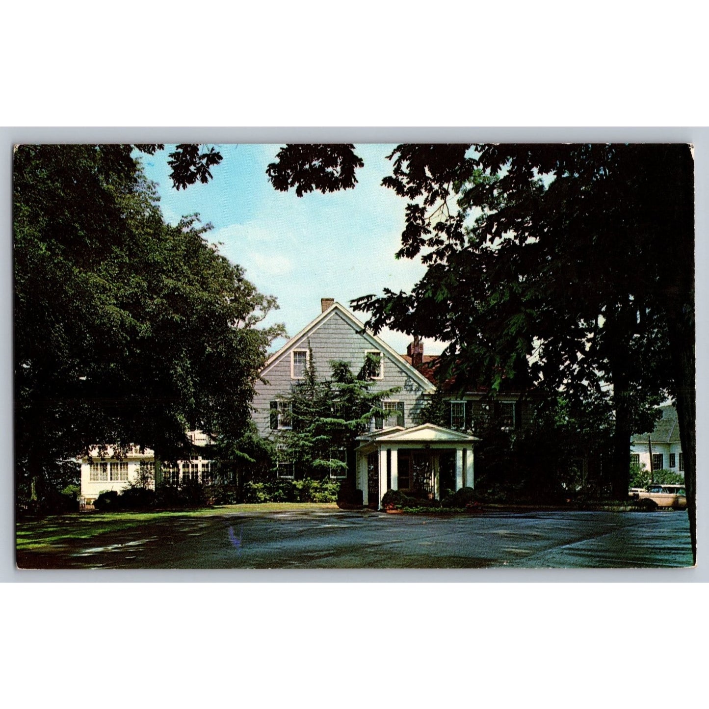 Olney MD Maryland Olnery Inn Distinctive Country Dining Chrome Postcard Unused