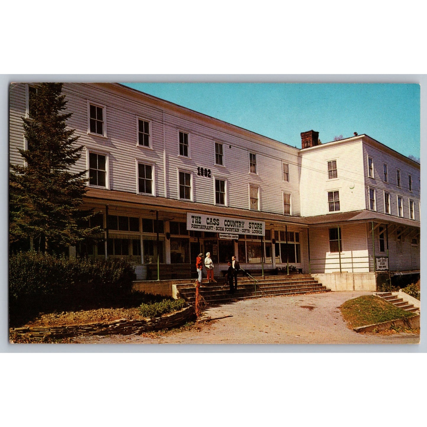 Cass WV West Virginia Country Store Scenic Railroad Pocahontas Chrome Postcard