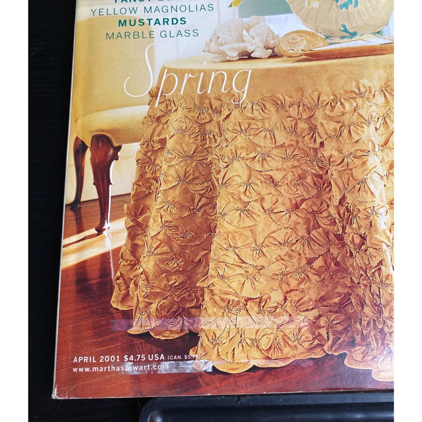 Martha Stewart Living Magazine April 2001 Spring Edition Entertaining Cooking Gardening Tips Collectible
