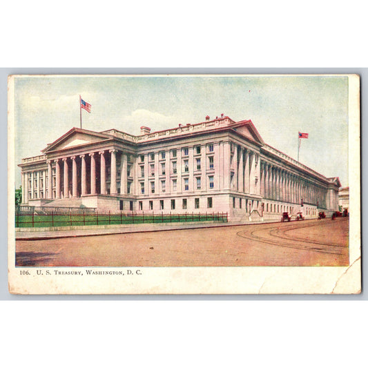 Postcard DC Washington US Treasury Undivided Back Foster & Reynolds New York