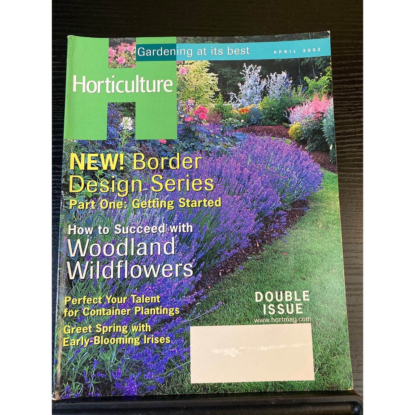 Horticulture Magazine Double Issue April 2002 Gardening Tips & Border Design