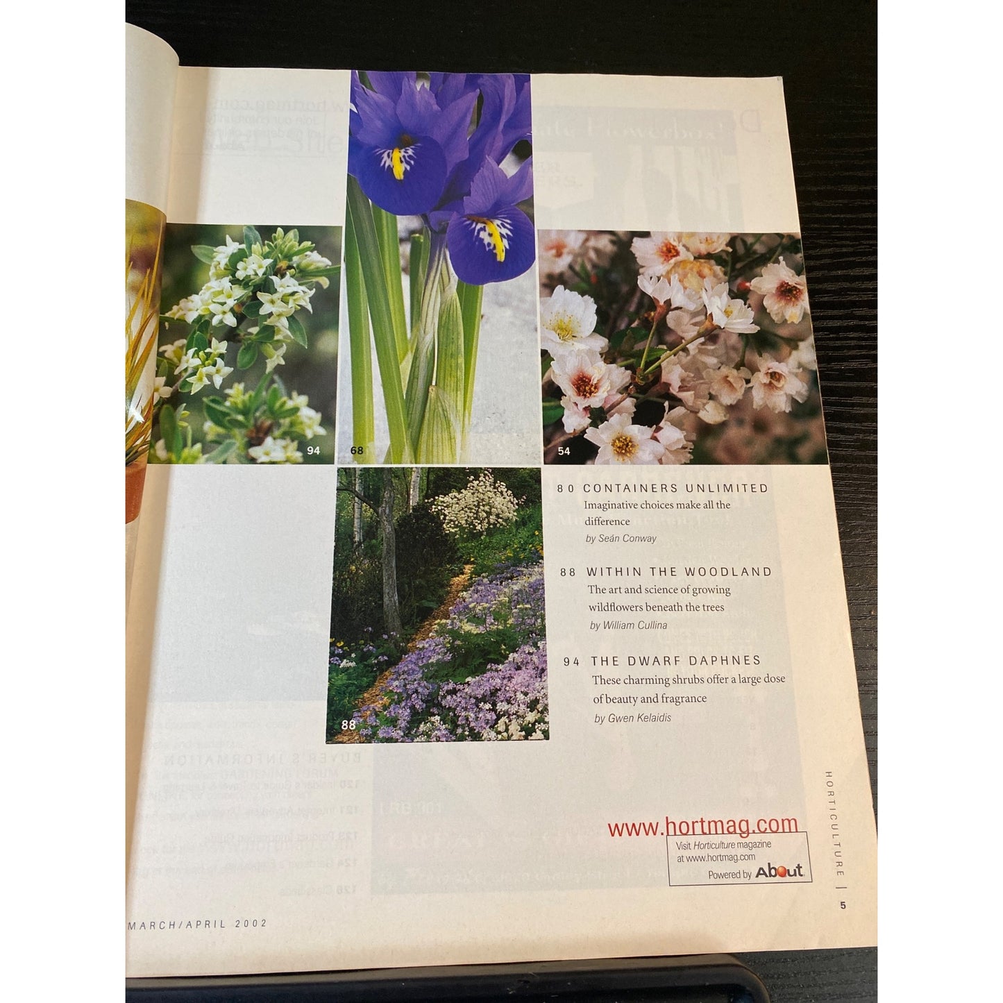 Horticulture Magazine Double Issue April 2002 Gardening Tips & Border Design