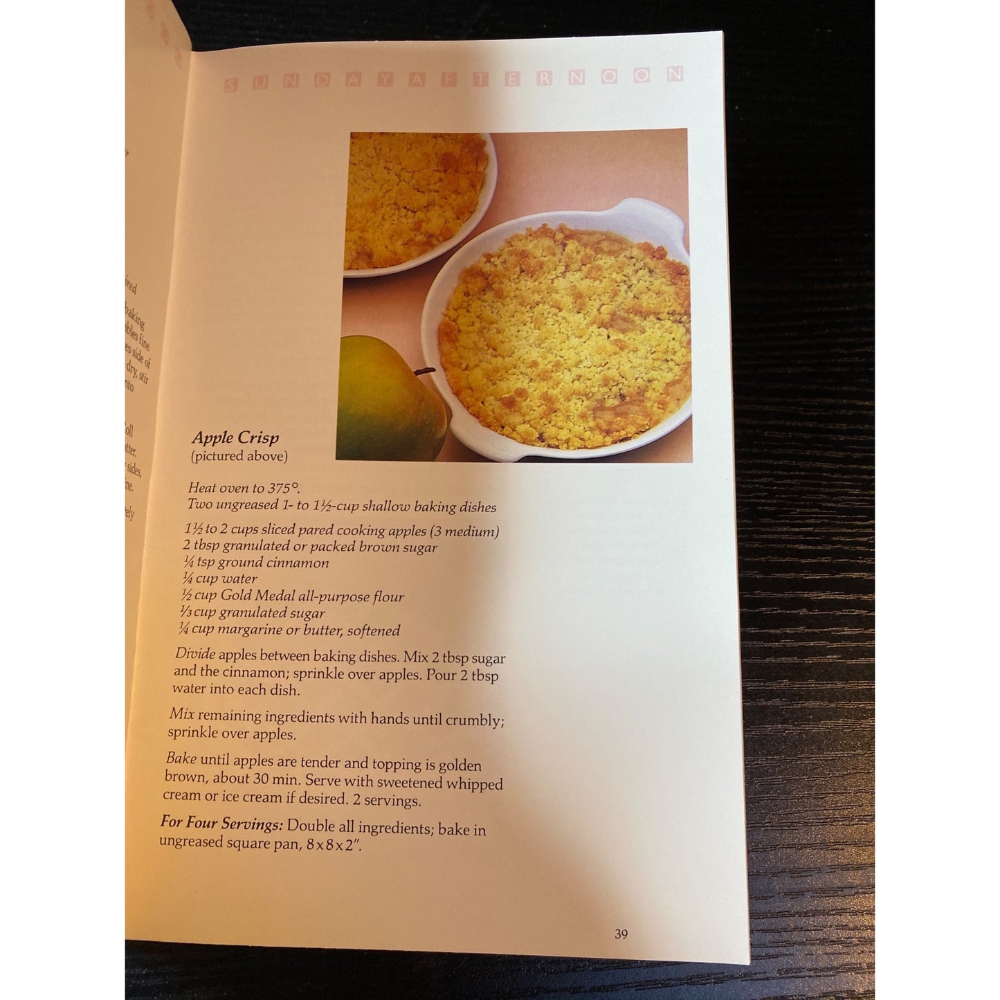 The Weekend Chef Cookbook Booklet General Mills Recipes 1986