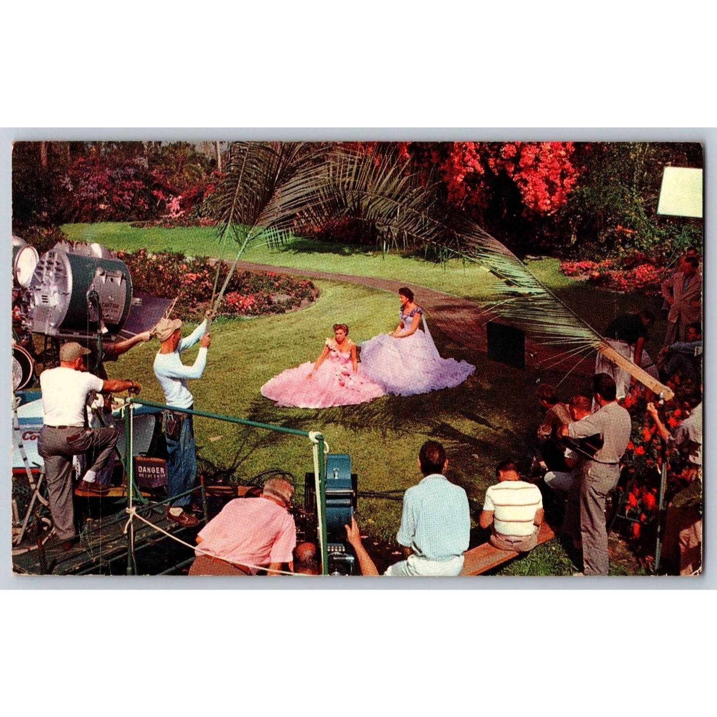 Hollywood CA California Movie Set 1950s Chrome Postcard Unused Mitock & Sons
