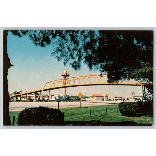 SC South Carolina South of the Border Pedestrian Bridge Chrome Postcard Unused
