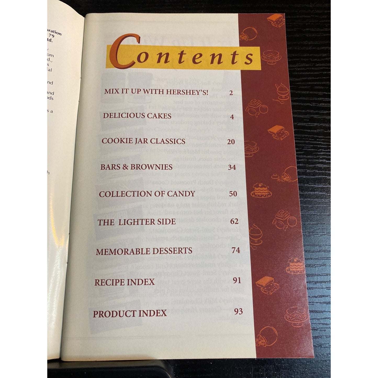 Hersheys Best-Loved Recipes Cookbook Chocolate Desserts & Treats Favorite Brand Name Recipes