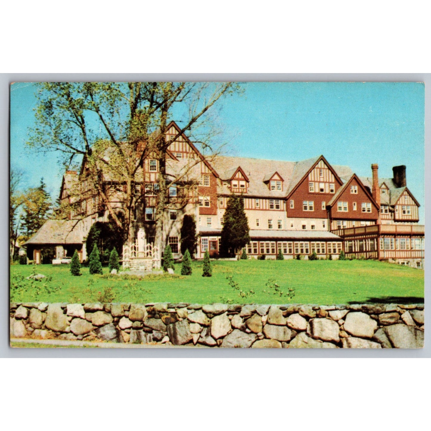 Rye Beach NH New Hampshire St Francis Friary Chrome Postcard Unused