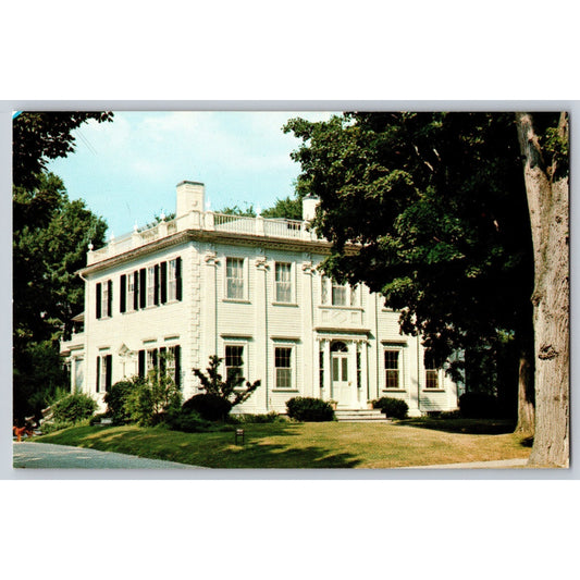 Williamstown MA Massachusetts Williams College President's House Chrome Postcard