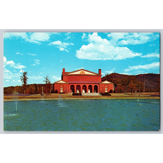 Greenville SC South Carolina Furman University McAlister Auditorium Postcard