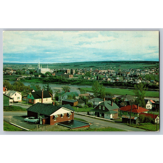 Beauce Quebec Canada St Georges Ouest Panoramic View 1959 Chrome Postcard Unused