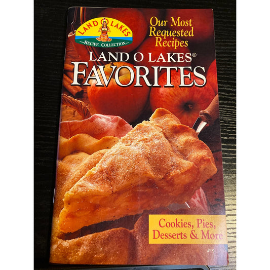 Cookbook Booklet Land O Lakes Favorites Recipes #19 Cookies Pies Desserts & More