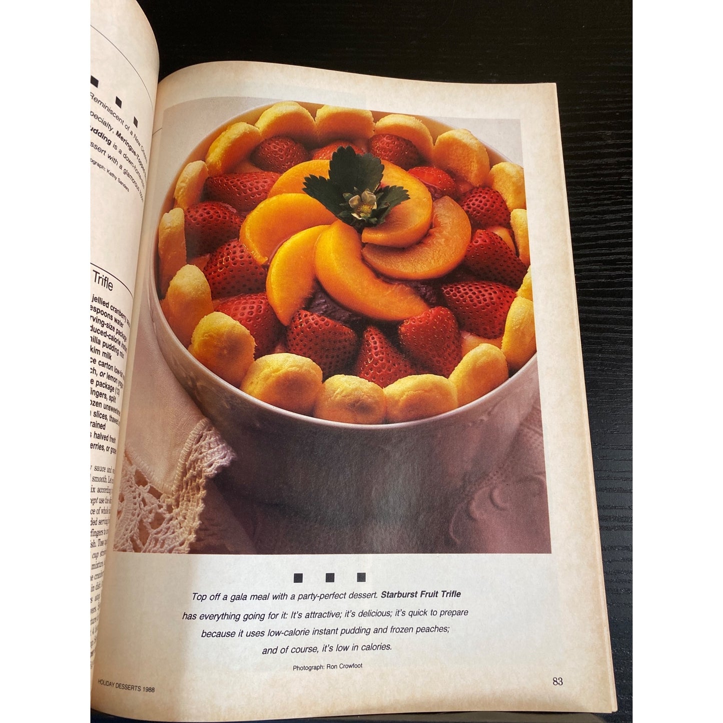 Better Homes And Gardens Holiday Desserts 1988 Magazine Cakes Pies Festive Treat