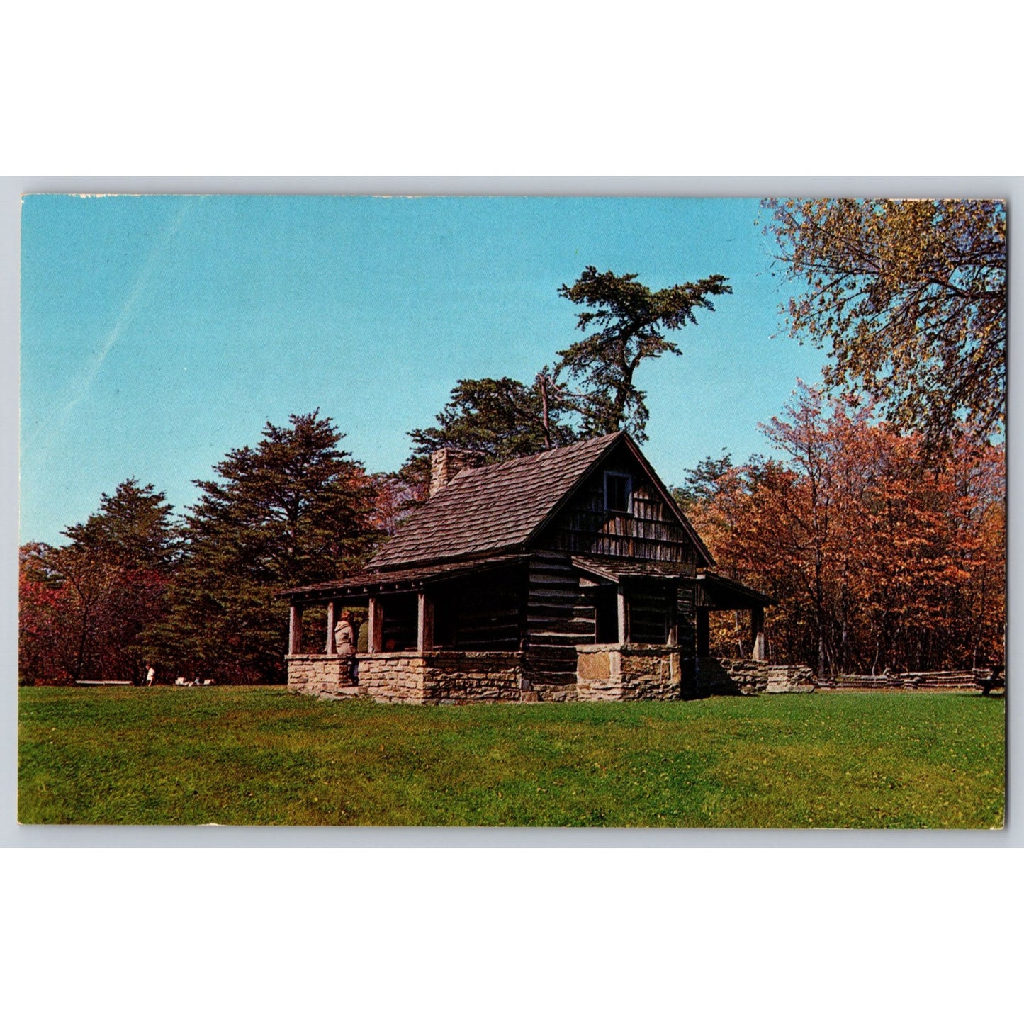 Nashville IN Indiana Hoosier Nest Brown County State Park Postcard Chrome