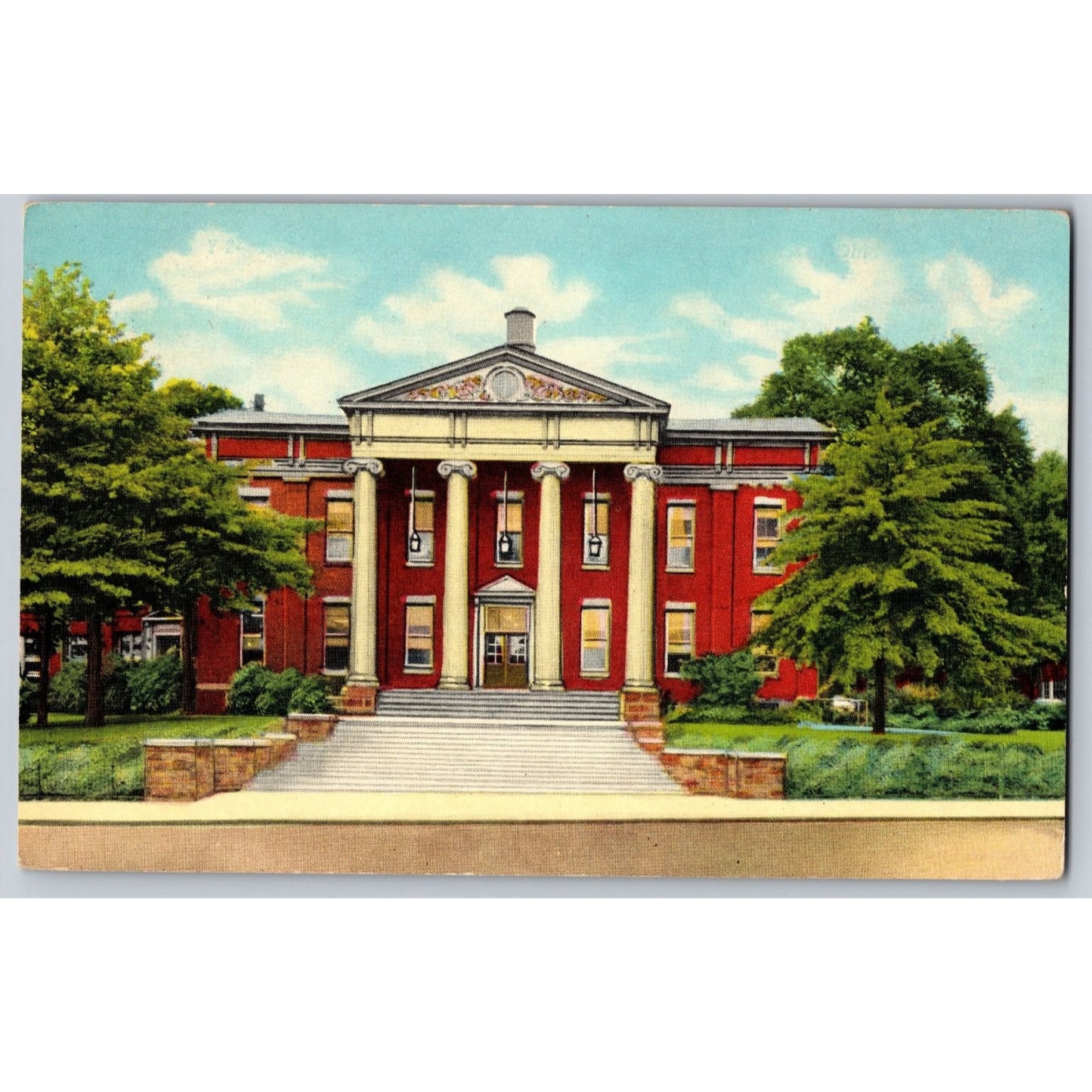 Youngstown OH Ohio College School of Engineering Divided Back Postcard Unused