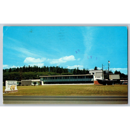 Tillamook OR Oregon Cheddar Cheese Factory 1970s Chrome Postcard Dorian Studio