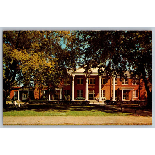 Columbus MS Mississippi State MSU College for Women Shattuck Hall Chrome Postcard