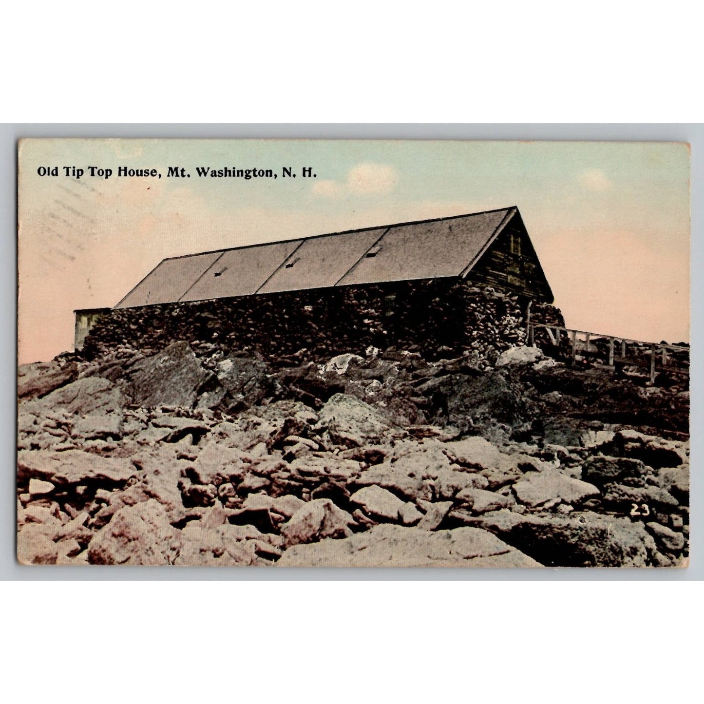 Sargent's Purchase NH New Hampshire Old Tip Top House Mt Washington Postcard '15