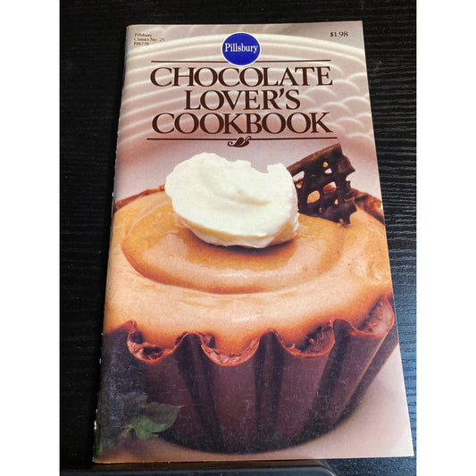 Pillsbury Chocolate Lovers Cookbook Paperback Booklet 1984 Dessert