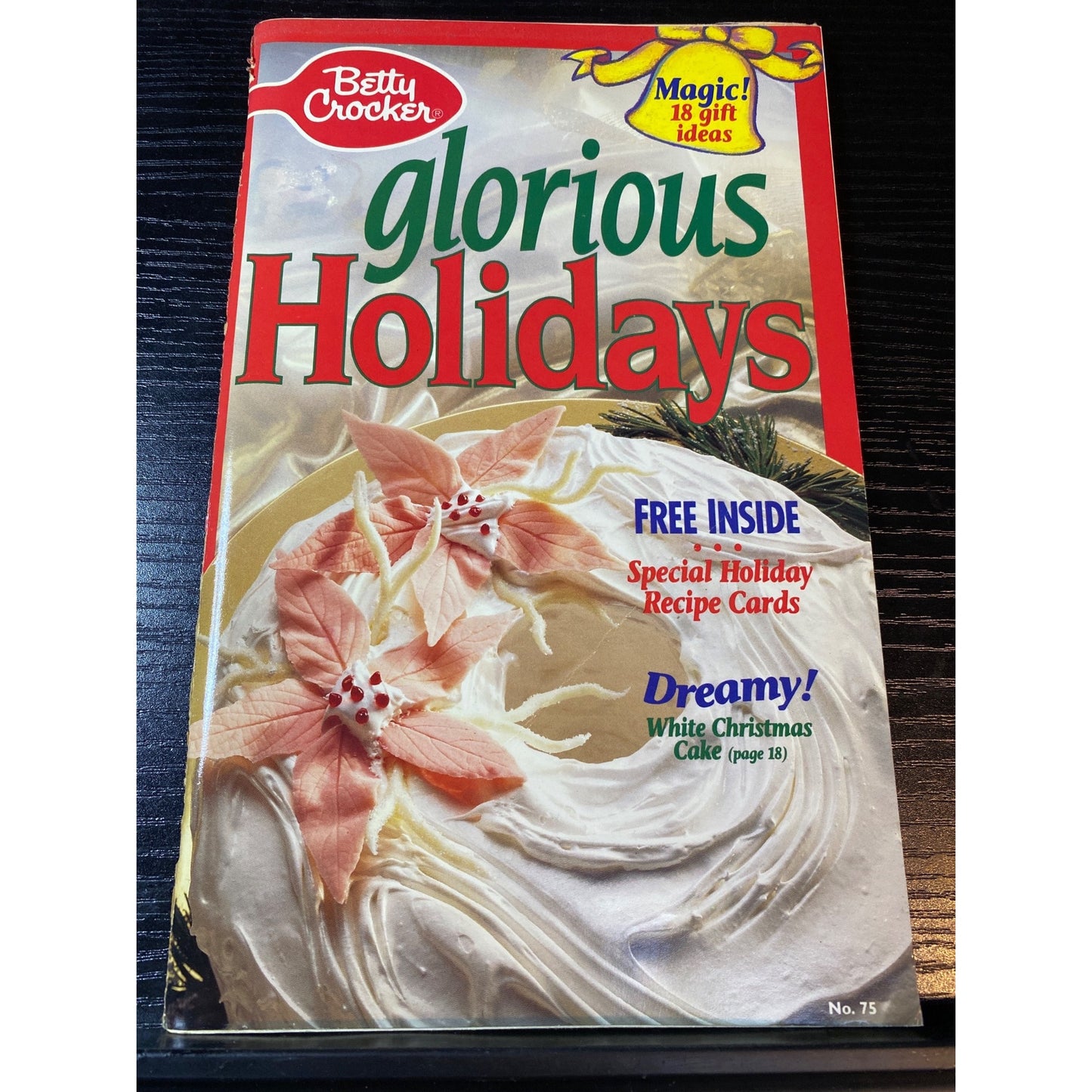 Betty Crocker Glorious Holidays Cookbook Booklet 1987 Festive Celebrations