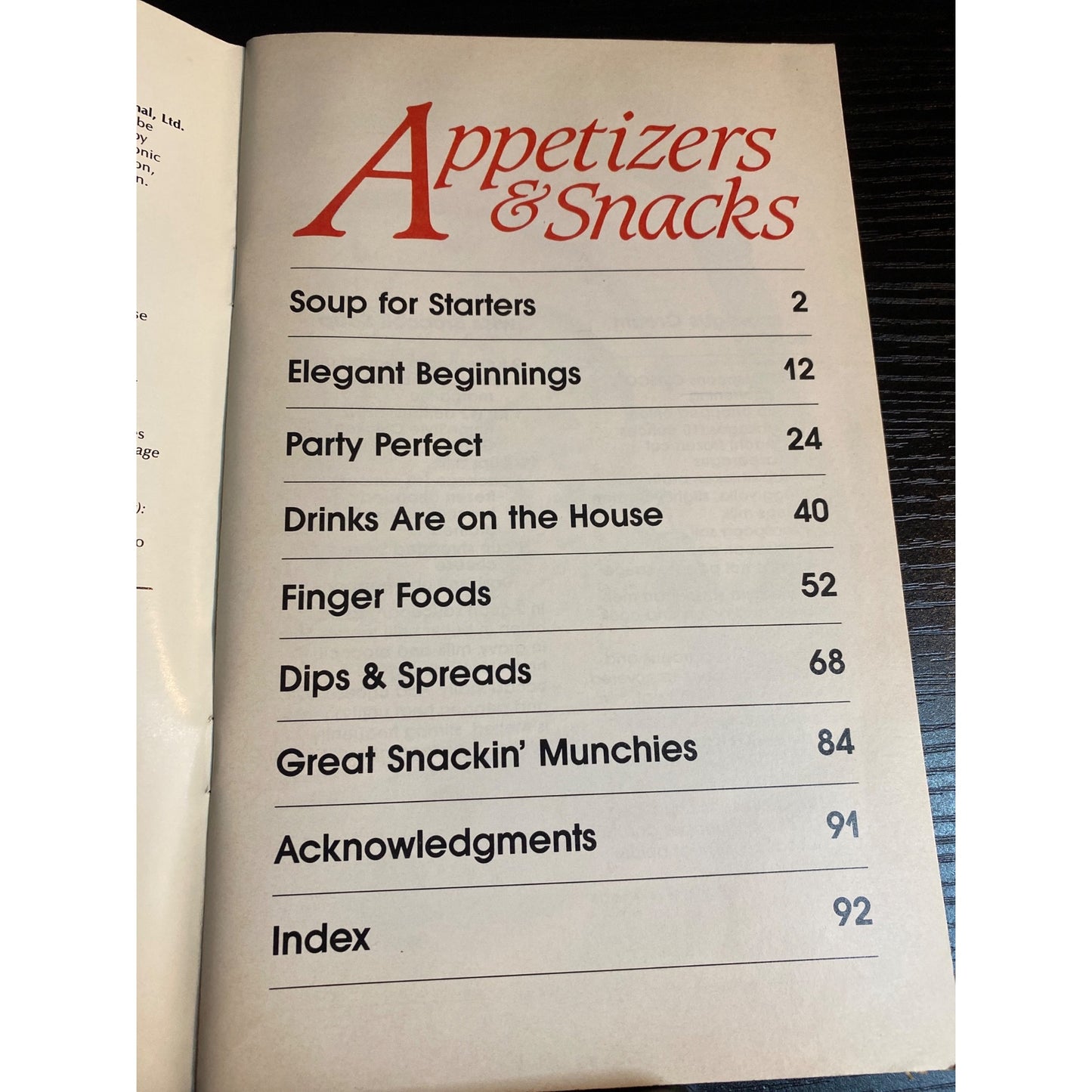 Favorite Brand Recipes Magazine Appetizers & Snacks December 1991 Jello Karo Lipton